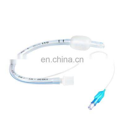 Sterile CE Disposable With Cuff Endotracheal Tube Oral/Nasal Preformed PVC Balloon Tracheal Tube