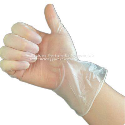 Disposable Vinyl Gloves Clear Vinyl Gloves Medical Exam Powder Free photo-4