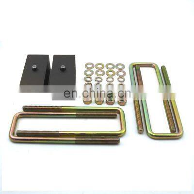 Rear Aluminum Black Car Suspension Body Lift Blocks Lift Car Kit for Dmax