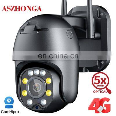 4G SIM CARD 2MP IP Camera 5X Optical Zoom Security Outdoor PTZ 1080P HD CCTV Dome Surveillance Cam Motion Tracking CamHipro photo-2