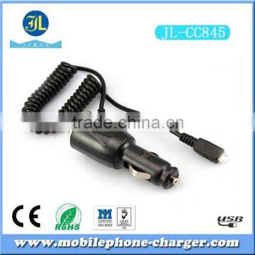 New product in 2015 mobile phone vehicle charger with retractable cable