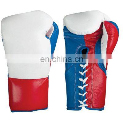 High Quality Genuine Leather Professional Boxing Gloves Custom Logo Boxing gloves