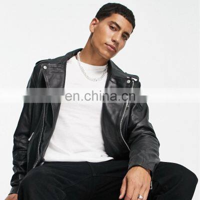 Hot Selling Leather Winter Jacket Top Quality Original Leather Winter Jacket photo-4