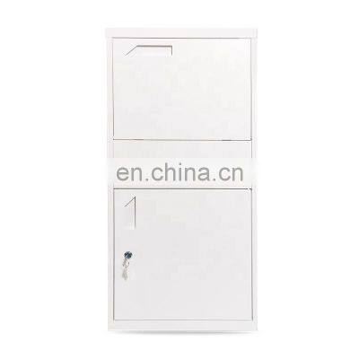 WELDON Front Access Secure Large Capacity Galvanized Steel Wall Mounted Locking Vertical Parcel Dropbox Mailbox