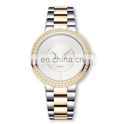 Customized Logo Ladies Minimalist Designer Watches Gold Plated Women Watches Luxury