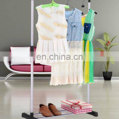High Quality Single Pole Standing Shoes Tower Stainless Steel Magnetic Umbrella Clothes Hanger Pole photo-2