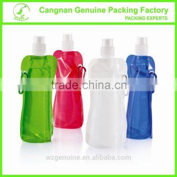 Promotion foldable water bottle 16oz collapsible water bottle easy carry folding water bottle                        
                                                Quality Choice