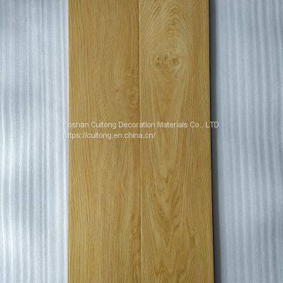 Teak Colored Wood Engineering Board Library Laminate Flooring Office Laminate Flooring Showroom Specialty Store Wood Flooring photo-2