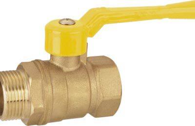 Ball Valve for Gas Light Model With Aluminium Lever Handle Brass Valves photo-2