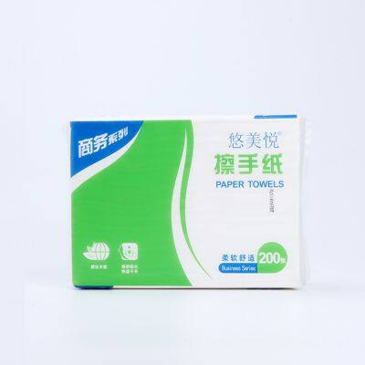 200 Draws * 20 Packs Full Box Commercial Toilet Paper, Washroom Dry Toilet Paper, Single Layer Thickened and Enlarged by 215 * 225mm/sheet