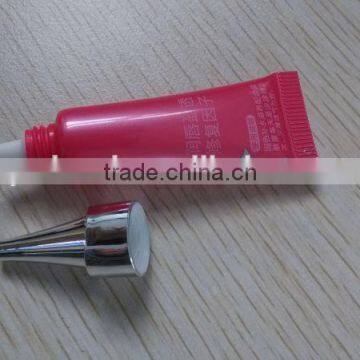 3g Mini Cosmetic Anti-Wrinkle Cream Tube Long Nozzle Plastic Tube Packaging With Screw Cap