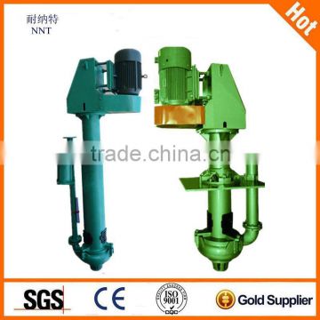 DC driving type rubber lined vertical slurry pump with filter and electric motor