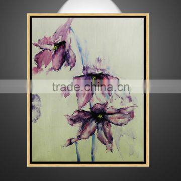 excellent modern hand panted decoration canvas flower oil painting