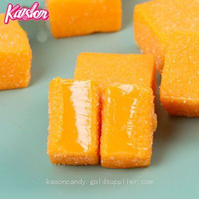HALAL  cube mango flavor gummy soft candy mango candy