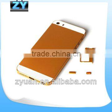 For iphone 5S battery back cover housing & Mid Frame-GOLD