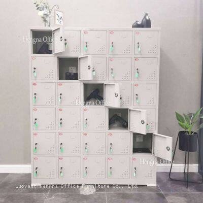 Secure Patient Phone Charging Station for Glasgow Hospital Healthcare Facility, 12 Door Metal Locker With Easy-clean Powder Coating,OEM/ODM Supported