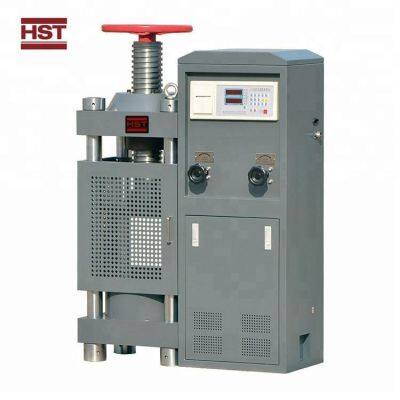 YES-3000KN Concrete Cube Compression Pressure test Machine/cement Compressive Strength Compression Testing Machine