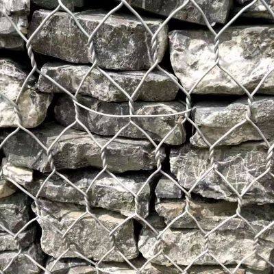 Riverbank Protection Gabion System With Compact Pallet Packaging
