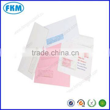 Custom design Double Window Security Envelope-Gummed