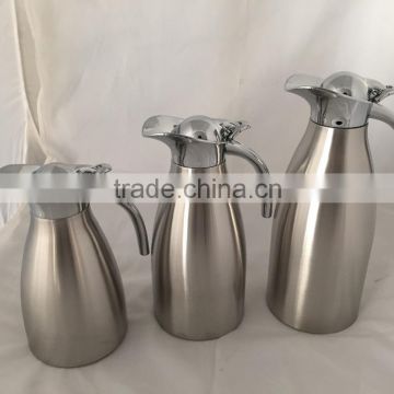 Set of three Stainless Steel Vacuum Flask for coffee,tea and other beverages