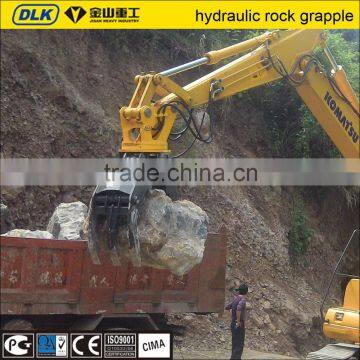 stone grapple for excavator good quality