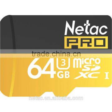 Netac MLC C10/ U3 64GB Hi Speed Memory Card