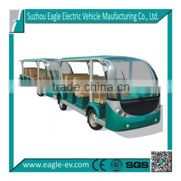 29 seats electric bus train, Pure electric, manual drive system, transmission gear box, cluth, 5 speed