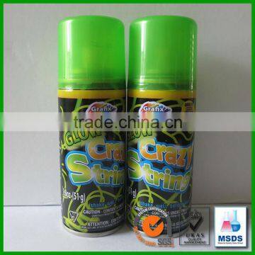 Glow in the Dark Wacky String Spray