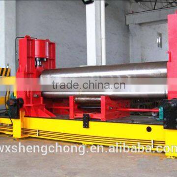2015 design jiangsu wuxi SW11SNC-20x2500 upper roller universal three-roller rolling machine
