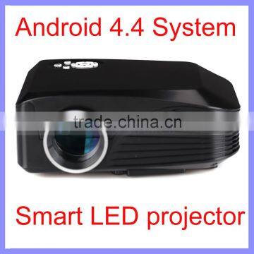Android 4.4 System Smart LED Projector Support APK Software Android Mini Projector