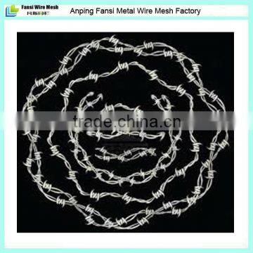 Security CE certificated electro galvanized barbed wire