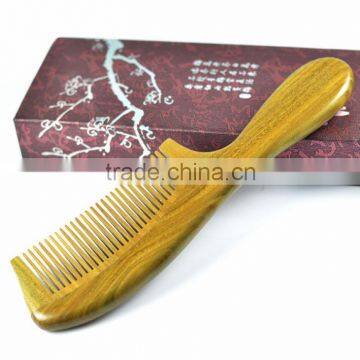 Fragrant sandalwood curly hair gift handle wooden comb