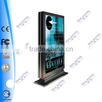 double sided advertising outdoor light box signs scrolling