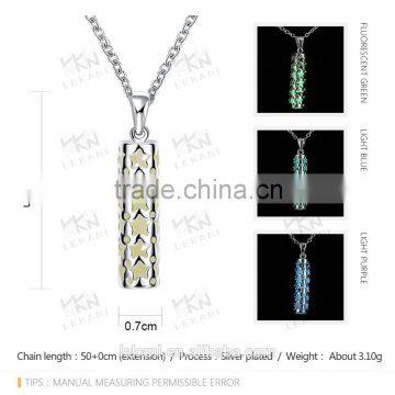 Fashionable Luminous necklace in green/blue/white color glow in the dark