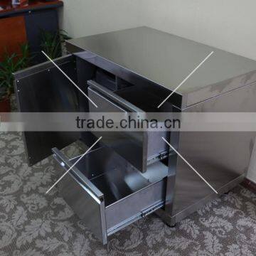 Newese style!!Grill island accessory stainless steel drawers/BBQ accessory cabinet