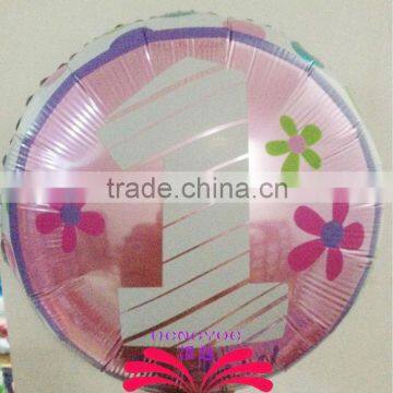 18 inch client logo print mylar balloon