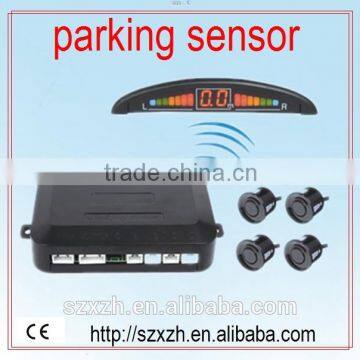 Black Car LED 4 Wireless Parking Sensor Backup Reversing Radar