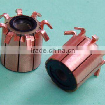 silver copper commutator for motor starter motor commutator