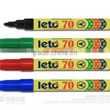 Aluminum Permanent Marker Refilable Permanent Pen PM-70