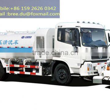 water tanker cleaning truck for city road guardrail cleaning