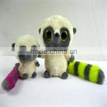 Lovely big eyed stuffed monkey plush toy