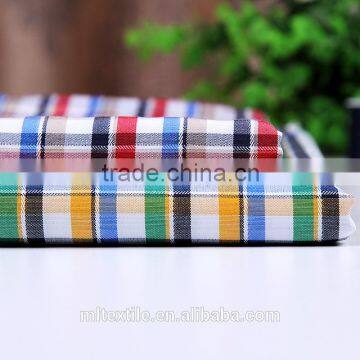 wholesale Scotch plaid fabric/ polyester taffeta mini checked fabric for lining fabric