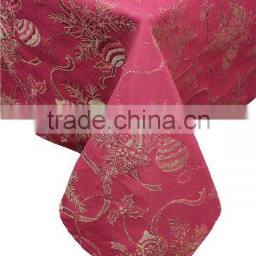 Hot Sale Polyester Fanshion Design Jacquard Custom Tablecloth