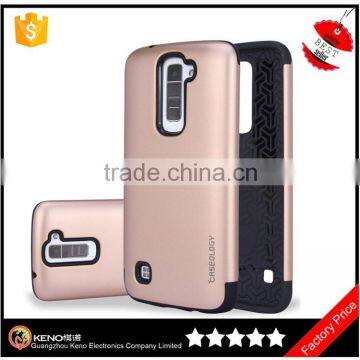 High quality TPU&PC Combo case for cell phone for LG K10 phone accessories case with low price