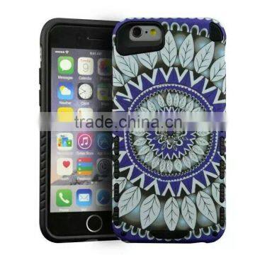Two in One Cae for Iphone 6 With Colors Pictures Hard PC+TPU Materil More Protective photo-2