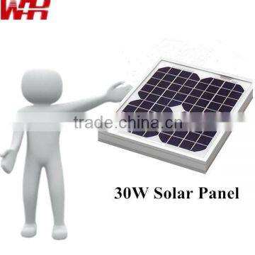 Mono Mini 30W Solar Panels Used for Street Lights