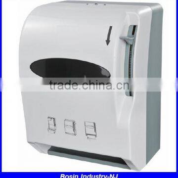 new design jumbo roll bathroom toilet auto cut paper towel dispenser