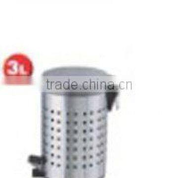 3L round shape Stainless steel waste bin