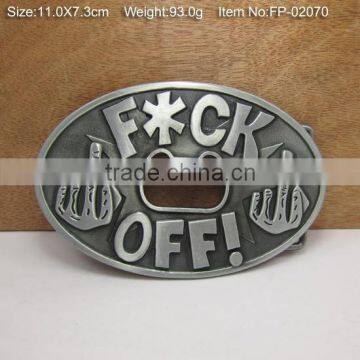 Most Popular Hot Sell Nickel Plate Webbing Belt Buckle photo-6