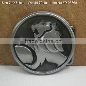 Custom Brand Name Buckle Plate Metal Belt Buckle photo-4